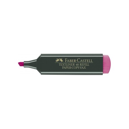 Faber-Castell Rotulador Marcador Fluorescente Textliner 48 - Punta Biselada - Trazo entre 1.2mm y 5mm - Tinta con Base de Agua -