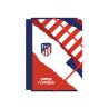 Dohe Atletico de Madrid Coraje y Corazon Carpeta de Carton Contracolado Plastificado - 3 Solapas - Tamaño A5 - Guardas Impresas 