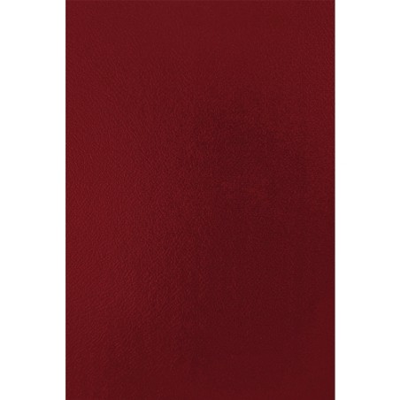 Fellowes Pack de 50 Portadas de Carton Simil Piel A4 - 750 gr - Color Rojo
