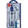 Staedtler Noris 550 02 Compas de Precision - Aguja y Mina Intercambiables - Mecanismo de Ajuste Rapido