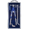 Staedtler Mars 552 02 Compas de Precision - Patas Articuladas - Ajuste Rapido