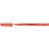 Satabilo Flash Marcador Fluorescente - Tamaño Bolsillo - Trazo de 1 y 3.5mm - Tinta con Base de Agua - Color Rojo