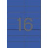 Apli Etiquetas Azules Permanentes 105.0 x 37.0mm 20 Hojas