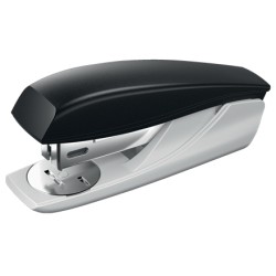 Petrus 210 Grapadora - Hasta 25 Hojas - Extrae Grapas Integrado - Grapado Abierto, Cerrado y Clavado - Color Negro