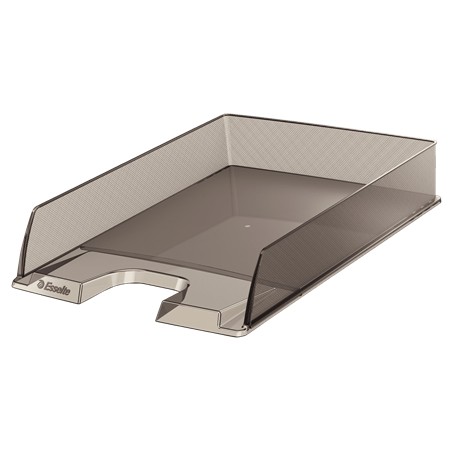 Esselte Europost Bandeja Portadocumentos - Plastico Transparente - Formato Vertical - A4 - Color Fume Transparente