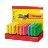 Stabilo Boss 70 Expositor de 45 Marcadores Fluorescentes - Trazo entre 2 y 5mm - Recargable - Tinta con Base de Agua - Colores S