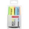 Stabilo Boss 70 Pack de 6 Marcadores Fluorescentes - Trazo entre 2 y 5mm - Recargable - Tinta con Base de Agua - Colores Surtido