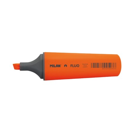 Milan Marcador Fluorescente - Punta Biselada 1 - 4.8mm - Color Naranja