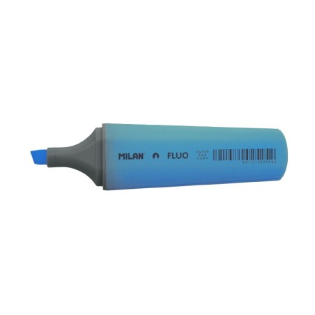 Milan Marcador Fluorescente - Punta Biselada 1 - 4.8mm - Color Azul