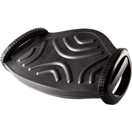 Fellowes Smart Rocker Reposapies - Doble Base Circular - Ayuda a una Correcta Circulacion - Superficie Efecto Masaje - Color Neg