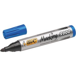 Bic Marking 2000 Ecolutions Rotulador Permanente - Punta de 4.95 mm - Tinta con Base de Alcohol - Ecologico - Secado Rapido - Co