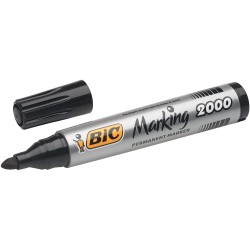 Bic Marking 2000 Ecolutions Rotulador Permanente - Punta de 4.95 mm - Tinta con Base de Alcohol - Ecologico - Secado Rapido - Co