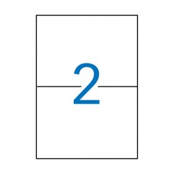 Apli Etiquetas Permanentes Blancas 210 x 148 mm - 500 Hojas