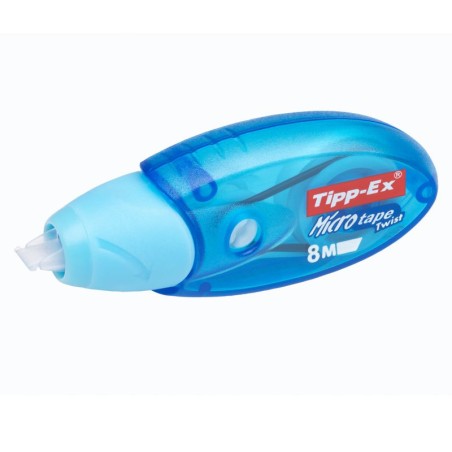 Tipp-Ex Micro Tape Twist Cinta Correctora 5.00mm x 8m - Cabezal Rotativo - Escritura Instantanea