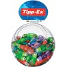 Tipp-Ex Micro Tape Twist Expositor 60 Cintas Correctoras 5.00mm x 8m - Cabezal Rotativo - Escritura Instantanea - 4 Colores