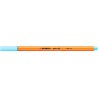 Stabilo Point 88 Rotulador de Punta Fina de Fibra - Trazo de 0.4 mm - Tinta con Base de Agua - Color Azul Hielo