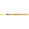 Stabilo Point 88 Rotulador de Punta Fina de Fibra - Trazo de 0.4 mm - Tinta con Base de Agua - Color Amarillo Limon