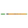 Stabilo Point 88 Rotulador de Punta Fina de Fibra - Trazo de 0.4 mm - Tinta con Base de Agua - Color Verde Hoja