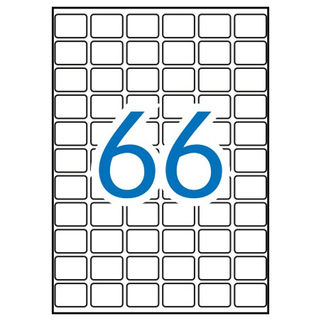 Apli Etiquetas A5 Blancas 16.0 x 22.0mm 15 Hojas