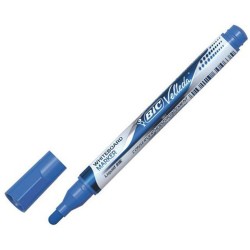 Bic Velleda Tank Marcador para Pizarra - Trazo 2.3mm - Punta Ojival - Tinta con Base de Alcohol - Borrado Optimo - Color Azul