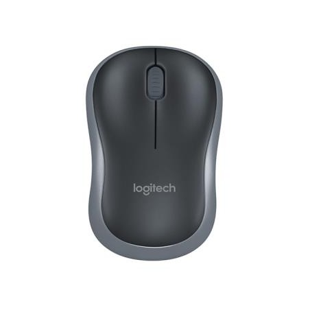 Logitech M185 Raton Inalambrico 1000dpi - 3 Botones - Uso Ambidiestro - Color Negro/Gris