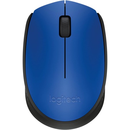 Logitech M171 Raton Inalambrico 1000dpi - 3 Botones - Uso Ambidiestro - Color Azul