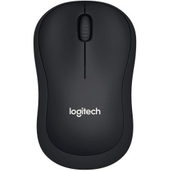 Logitech B220 Silent Raton Inalambrico USB 1000dpi - Silencioso - 3 Botones - Uso Ambidiestro - Color Negro