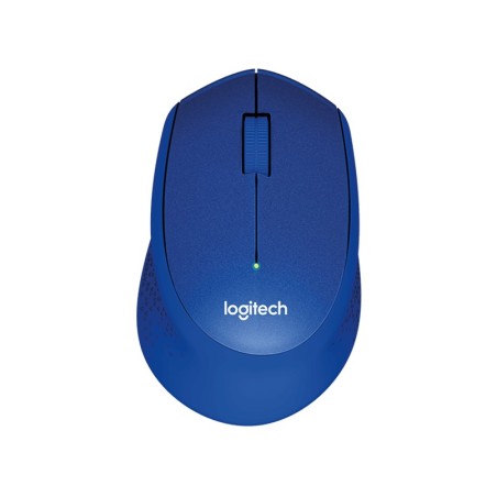Logitech M330 Silent Plus Raton Inalambrico 1000dpi - Silencioso - 3 Botones - Uso Diestro - Color Azul