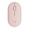 Logitech Pebble M350 Raton Inalambrico USB 1000dpi - 3 Botones - Uso Ambidiestro - Color Rosa