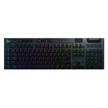 Logitech G915 Teclado Mecanico Gaming Inalambrico USB - Teclas Mecanicas GL Tactil - Iluminacion RGB Lightsync - Tecnologia Ligh