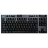 Logitech G915 TKL Teclado Mecanico Compacto Gaming Inalambrico USB - Teclas Mecanicas GL Tactil - Iluminacion RGB Lightsync - Te