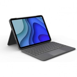 Logitech Folio Touch Funda con Teclado Retroiluminado Inalambrico para iPad Pro 11" - Trackpad - Escritura Comoda - Angulo Ajust