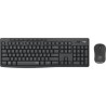 Logitech MK295 Pack Inalambrico Teclado + Raton 1000dpi 3 Botones - Teclas y Botones Silenciosos - Uso Ambidiestro - Color Negro