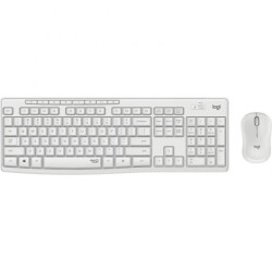Logitech MK295 Pack Inalambrico Teclado + Raton 1000dpi 3 Botones - Teclas y Botones Silenciosos - Uso Ambidiestro - Color Blanc