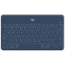 Logitech Keys to Go Teclado Bluetooth para iPhone, iPad y Apple TV - Teclas de Acesso Directo - Base para Smartphone - Ultralige