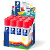 Staedtler Noris Expositor de 12 Barras de Pegamento 20gr - Sin Disolventes - Uso Escolar - Pega Papel, Cartulina, Tejido etc