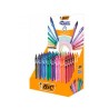 Bic Gel-Ocity Quick Dry Expositor de 48 Boligrafos Retractiles - Grip de Goma - Punta Media de 0.7mm - Secado Ultra Rapido - No 