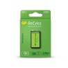 GP ReCyko Pila Recargable 200mAh 9V - Precargada - Ciclo de Vida: Hasta 1000 Veces