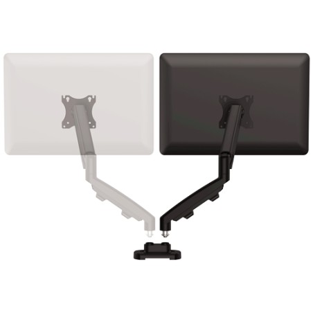 Fellowes Eppa Kit de Conversion para Monitor Doble - Hasta 39" y 8kg - Ajustable con Muelle de Gas - Color Negro