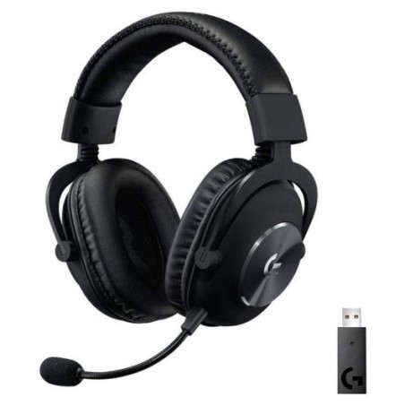 Logitech G Pro X Auriculares Gaming Inalambricos DTS 7.1 con Microfono - Tecnologia Lightspeed - Microfono Flexible - Diadema Aj