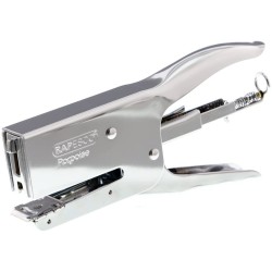 Rapesco Porpoise Grapadora Metalica de Tenaza - Hasta 20 Hojas - Grapas 26/6-8mm, 24/6-8mm - Grapado Cerrado