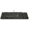 HP Pavilion 550 Teclado Mecanico Gaming USB - Iluminacion LED Verde - Antighosting - Color Negro