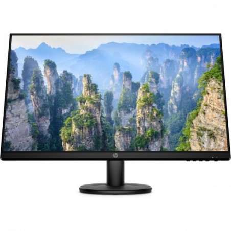 HP V27i Monitor 27" LED IPS Full HD 1080p - Respuesta 5ms - 16:9 - HDMI, VGA - VESA 100x100 - Color Negro
