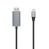 Aisens Cable Conversor USB-C a Displayport 4K@60HZ - USB-C/M-DP/M - 0.8M - Color Negro
