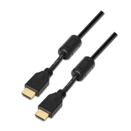 Aisens Cable HDMI Alta Velocidad / HEC con Ferrita - A Macho-A Macho - 3.0m - Full HD - Color Negro