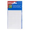 Apli Etiquetas Doble Frontal Blancas 12.0 x 18.0mm