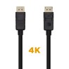 Aisens Cable Displayport V1.2 4K@60Hz - DP/M-DP/M - 1.0m - Color Negro