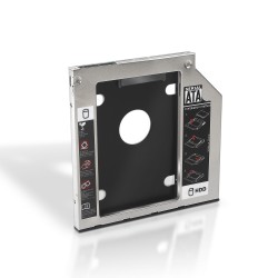 Aisens Adaptador Disco Duro de 7.0 mm para Unidad Optica Portatil de 9.5 mm - Instalar un Segundo Disco Duro 2.5" o SSD en un Po