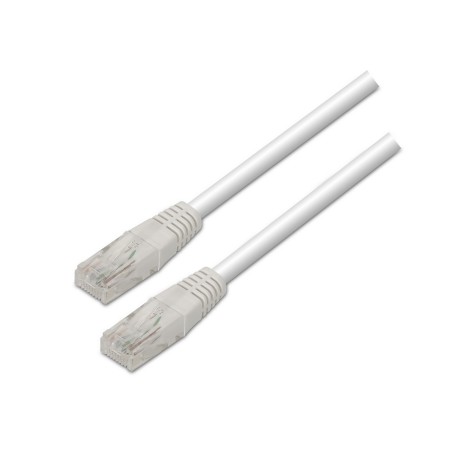 Aisens Cable de Red Latiguillo RJ45 Cat.5e UTP AWG24 - 1.0m - 10/100 Mbit/s - Color Blanco