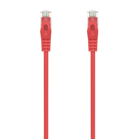 Aisens Cable de Red Latiguillo RJ45 LSZH CAT.6A 500 MHZ UTP AWG24 - 0.5M - Color Rojo
